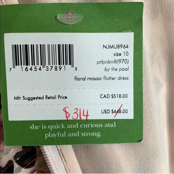 Kate spade by the pool floral mosaic dress - Picture 12 of 13